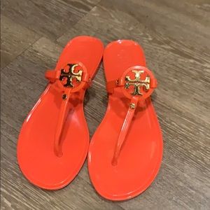 Tory Burch Jelly Flip Flops size 7